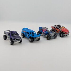 Off-Road Diecast Bundle (4 Cars) | Hot Wheels & Matchbox